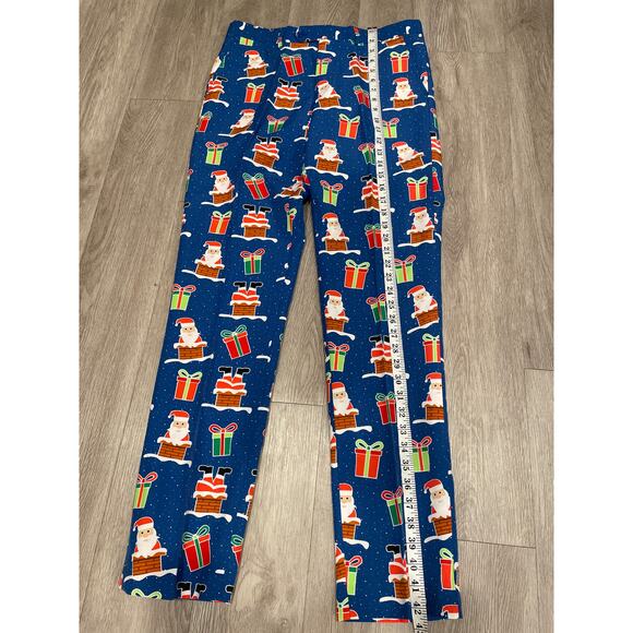 Mens Pants 38 Festive Christmas Party Statement Santa Claus Holiday Costume - Picture 4 of 6